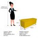 Kit Cabeceira e Calçadeira Liverpool 160 cm Queen Size Suede Amarelo - Amarena Móveis