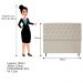 Kit Cabeceira e Calçadeira Liverpool 160 cm Queen Size Suede Bege - Amarena Móveis