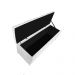 Kit Cabeceira e Calçadeira Liverpool 160 cm Queen Size Suede Branco - Amarena Móveis