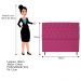Kit Cabeceira e Calçadeira Liverpool 160 cm Queen Size Suede Pink - Amarena Móveis