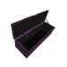 Kit Cabeceira e Calçadeira Liverpool 160 cm Queen Size Suede Roxo - Amarena Móveis