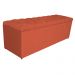 Kit Cabeceira e Calçadeira Liverpool 160 cm Queen Size Suede Terracota - Amarena Móveis