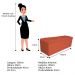 Kit Cabeceira e Calçadeira Liverpool 160 cm Queen Size Suede Terracota - Amarena Móveis