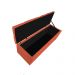 Kit Cabeceira e Calçadeira Liverpool 160 cm Queen Size Suede Terracota - Amarena Móveis