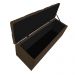 Kit Cabeceira e Calçadeira Liverpool 90 cm Solteiro Suede Marrom - Amarena Móveis