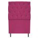 Kit Cabeceira e Calçadeira Liverpool 90 cm Solteiro Suede Pink - Amarena Móveis
