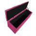 Kit Cabeceira e Calçadeira Liverpool 90 cm Solteiro Suede Pink - Amarena Móveis