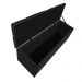 Kit Cabeceira e Calçadeira Liverpool 90 cm Solteiro Suede Preto - Amarena Móveis