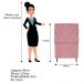Kit Cabeceira e Calçadeira Liverpool 90 cm Solteiro Suede Rosa Bebê - Amarena Móveis