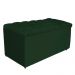 Kit Cabeceira e Calçadeira Liverpool 90 cm Solteiro Suede Verde - Amarena Móveis