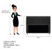 Kit Cabeceira e Calçadeira Munique 140 cm Casal Corano Preto - Amarena Móveis