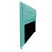 Kit Cabeceira e Calçadeira Munique 140 cm Casal Suede Azul Tiffany - Amarena Móveis