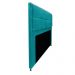 Kit Cabeceira e Calçadeira Munique 140 cm Casal Suede Azul Turquesa - Amarena Móveis
