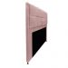 Kit Cabeceira e Calçadeira Munique 140 cm Casal Suede Rosê - Amarena Móveis