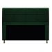 Kit Cabeceira e Calçadeira Munique 140 cm Casal Suede Verde - Amarena Móveis