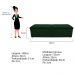 Kit Cabeceira e Calçadeira Munique 140 cm Casal Suede Verde - Amarena Móveis