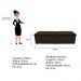 Kit Cabeceira e Calçadeira Munique 160 cm Queen Size Corano Marrom - Amarena Móveis