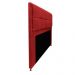 Kit Cabeceira e Calçadeira Munique 160 cm Queen Size Corano Vermelho - Amarena Móveis