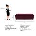 Kit Cabeceira e Calçadeira Munique 160 cm Queen Size Suede Bordô - Amarena Móveis