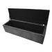 Kit Cabeceira e Calçadeira Munique 160 cm Queen Size Suede Cinza - Amarena Móveis