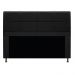 Kit Cabeceira e Calçadeira Munique 160 cm Queen Size Suede Preto - Amarena Móveis