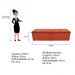 Kit Cabeceira e Calçadeira Munique 160 cm Queen Size Suede Terracota - Amarena Móveis