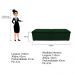 Kit Cabeceira e Calçadeira Munique 160 cm Queen Size Suede Verde - Amarena Móveis