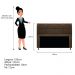 Kit Cabeceira e Calçadeira Munique 195 cm King Size Suede Marrom - Amarena Móveis
