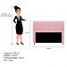 Kit Cabeceira e Calçadeira Munique 195 cm King Size Suede Rosa Bebê - Amarena Móveis