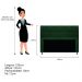 Kit Cabeceira e Calçadeira Munique 195 cm King Size Suede Verde - Amarena Móveis