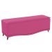 Kit Cabeceira e Calçadeira Yasmim 140 cm Casal Suede Pink - Amarena Móveis