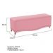 Kit Cabeceira e Calçadeira Yasmim 140 cm Casal Suede Rosa Bebê - Amarena Móveis
