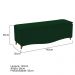 Kit Cabeceira e Calçadeira Yasmim 140 cm Casal Suede Verde - Amarena Móveis