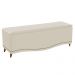 Kit Cabeceira e Calçadeira Yasmim 160 cm Queen Size Corano Bege - Amarena Móveis