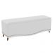 Kit Cabeceira e Calçadeira Yasmim 160 cm Queen Size Corano Branco - Amarena Móveis