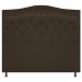 Kit Cabeceira e Calçadeira Yasmim 160 cm Queen Size Corano Marrom - Amarena Móveis