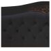 Kit Cabeceira e Calçadeira Yasmim 160 cm Queen Size Suede Preto - Amarena Móveis