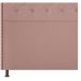 Kit Cabeceira e Calçadeira Yasmim 160 cm Queen Size Suede Rosê - Amarena Móveis