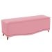 Kit Cabeceira e Calçadeira Yasmim 160 cm Queen Size Suede Rosa Bebê - Amarena Móveis