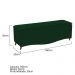 Kit Cabeceira e Calçadeira Yasmim 160 cm Queen Size Suede Verde - Amarena Móveis