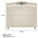 Kit Cabeceira e Calçadeira Yasmim 195 cm King Size Suede Bege - Amarena Móveis