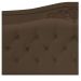 Kit Cabeceira e Calçadeira Yasmim 195 cm King Size Suede Marrom - Amarena Móveis
