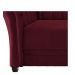 Namoradeira Chesterfield Sofia Suede Bordô - Amarena Móveis