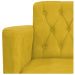 Poltrona Classic Pés Luís XV Suede Amarelo - Amarena Móveis