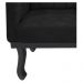 Poltrona Classic Pés Luís XV Suede Preto - Amarena Móveis