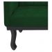 Poltrona Classic Pés Luís XV Suede Verde - Amarena Móveis