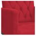 Poltrona Classic Pés Luís XV Suede Vermelho - Amarena Móveis