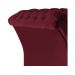 Poltrona Decorativa Chesterfield Sofia Suede Bordô - Amarena Móveis