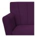 Poltrona Laura Pés Palito Mel Suede Roxo - Amarena Móveis