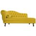 Recamier Diana 140cm Lado Direito Suede Amarelo - Amarena Móveis